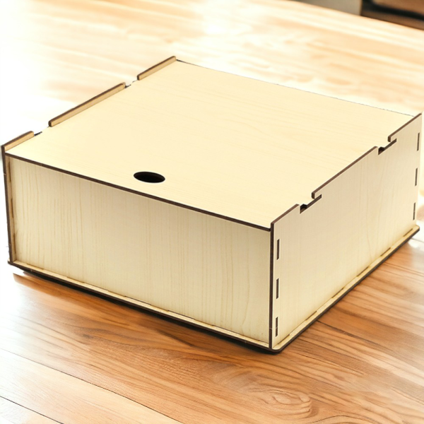 Ламинированная Подарочная Коробка из HDF 24,5*25,5*10,5 см / Элегантная и прочная